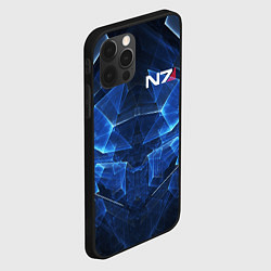 Чехол для iPhone 12 Pro Mass Effect: Blue Armor N7, цвет: 3D-черный — фото 2