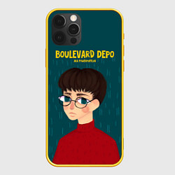 Чехол для iPhone 12 Pro Boulevard Depo, цвет: 3D-желтый