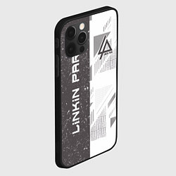 Чехол для iPhone 12 Pro Linkin Park: Grey Form, цвет: 3D-черный — фото 2