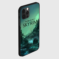Чехол для iPhone 12 Pro SKYRIM, цвет: 3D-черный — фото 2