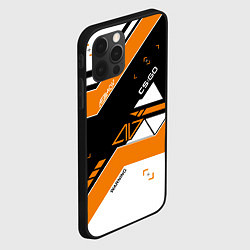 Чехол для iPhone 12 Pro CS:GO Asiimov Inverted, цвет: 3D-черный — фото 2