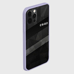 Чехол для iPhone 12 Pro CS:GO Graphite, цвет: 3D-светло-сиреневый — фото 2
