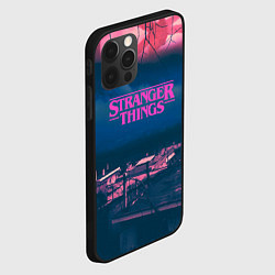 Чехол для iPhone 12 Pro Stranger Things: Pink Heaven, цвет: 3D-черный — фото 2