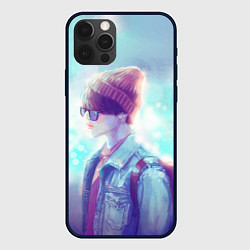 Чехол для iPhone 12 Pro BTS Jimin, цвет: 3D-черный