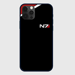 Чехол для iPhone 12 Pro MASS EFFECT N7, цвет: 3D-черный