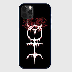 Чехол для iPhone 12 Pro Ghostemane sign, цвет: 3D-черный