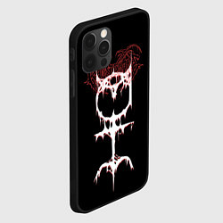 Чехол для iPhone 12 Pro Ghostemane sign, цвет: 3D-черный — фото 2