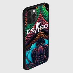 Чехол для iPhone 12 Pro CS GO hyper beast skin, цвет: 3D-черный — фото 2