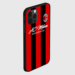 Чехол для iPhone 12 Pro AC Milan, цвет: 3D-черный — фото 2