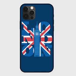 Чехол для iPhone 12 Pro London: Great Britain, цвет: 3D-черный