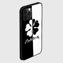 Чехол для iPhone 12 Pro Чёрный клевер, цвет: 3D-черный — фото 2