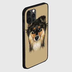 Чехол для iPhone 12 Pro Rouge Collie, цвет: 3D-черный — фото 2