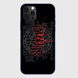 Чехол для iPhone 12 Pro Slipknot: Pentagram, цвет: 3D-черный