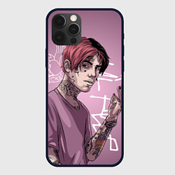 Чехол для iPhone 12 Pro Lil Peep, цвет: 3D-черный