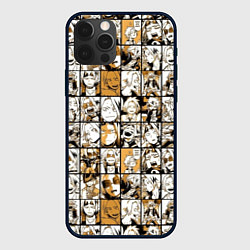 Чехол для iPhone 12 Pro BOKU NO HERO ACADEMIA MHA МОЯ ГЕРОЙСКАЯ АКАДЕМИЯ, цвет: 3D-черный