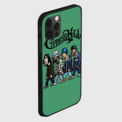 Чехол для iPhone 12 Pro Cypress Hill - пиксели, цвет: 3D-черный — фото 2