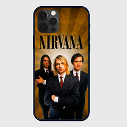 Чехол для iPhone 12 Pro Nirvana, цвет: 3D-черный