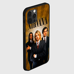 Чехол для iPhone 12 Pro Nirvana, цвет: 3D-черный — фото 2