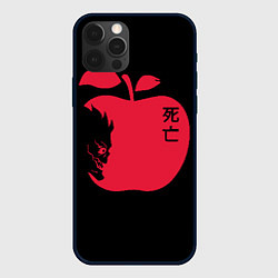 Чехол для iPhone 12 Pro Яблоко Рюка, цвет: 3D-черный