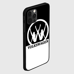 Чехол для iPhone 12 Pro Volkswagen girls, цвет: 3D-черный — фото 2