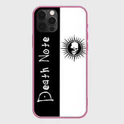 Чехол для iPhone 12 Pro Death Note 1, цвет: 3D-малиновый