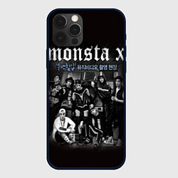 Чехол для iPhone 12 Pro Monsta X, цвет: 3D-черный
