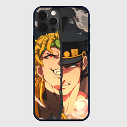 Чехол для iPhone 12 Pro Dio Brando x Jotaro, цвет: 3D-черный