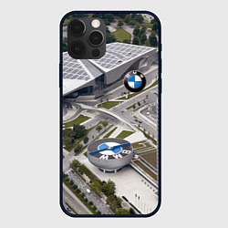 Чехол для iPhone 12 Pro BMW city, цвет: 3D-черный