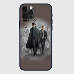 Чехол для iPhone 12 Pro Sherlock, цвет: 3D-черный