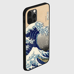 Чехол для iPhone 12 Pro Kanagawa Wave Art, цвет: 3D-черный — фото 2