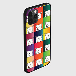 Чехол для iPhone 12 Pro Woman Yelling at Cat, цвет: 3D-черный — фото 2