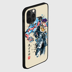 Чехол для iPhone 12 Pro Приключения ДжоДжо, цвет: 3D-черный — фото 2