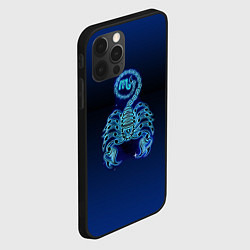 Чехол для iPhone 12 Pro Знаки Зодиака Скорпион, цвет: 3D-черный — фото 2