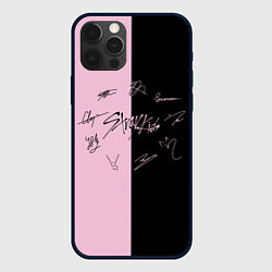 Чехол для iPhone 12 Pro STRAY KIDS, цвет: 3D-черный