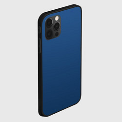 Чехол для iPhone 12 Pro 19-4052 Classic Blue, цвет: 3D-черный — фото 2