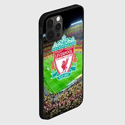 Чехол для iPhone 12 Pro FC Liverpool, цвет: 3D-черный — фото 2