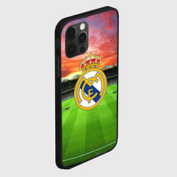 Чехол для iPhone 12 Pro FC Real Madrid, цвет: 3D-черный — фото 2