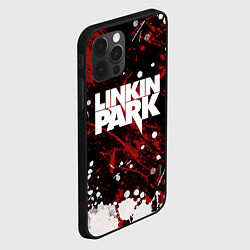 Чехол для iPhone 12 Pro Linkin Park, цвет: 3D-черный — фото 2