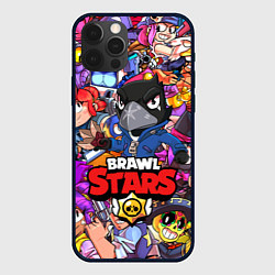 Чехол для iPhone 12 Pro BRAWL STARS CROW, цвет: 3D-черный