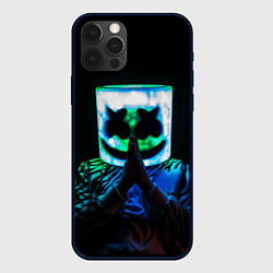 Чехол для iPhone 12 Pro Marshmello, цвет: 3D-черный