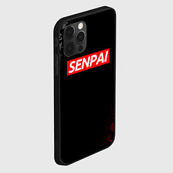 Чехол для iPhone 12 Pro СЕМПАЙ - SENPAI, цвет: 3D-черный — фото 2