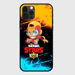 Чехол для iPhone 12 Pro BRAWL STARS MAX, цвет: 3D-черный