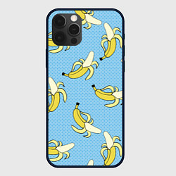 Чехол для iPhone 12 Pro Banana art, цвет: 3D-черный