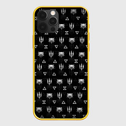 Чехол для iPhone 12 Pro ВЕДЬМАК, цвет: 3D-желтый