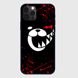 Чехол для iPhone 12 Pro MONOKUMA, цвет: 3D-черный