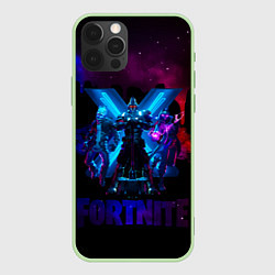 Чехол для iPhone 12 Pro FORTNITE, цвет: 3D-салатовый