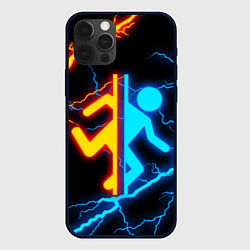 Чехол для iPhone 12 Pro PORTAL, цвет: 3D-черный