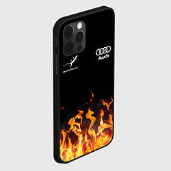 Чехол для iPhone 12 Pro Audi Ауди, цвет: 3D-черный — фото 2