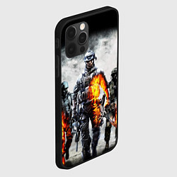 Чехол для iPhone 12 Pro Battlefield, цвет: 3D-черный — фото 2