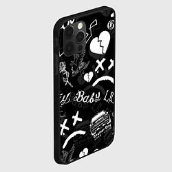 Чехол для iPhone 12 Pro LIL PEEP, цвет: 3D-черный — фото 2